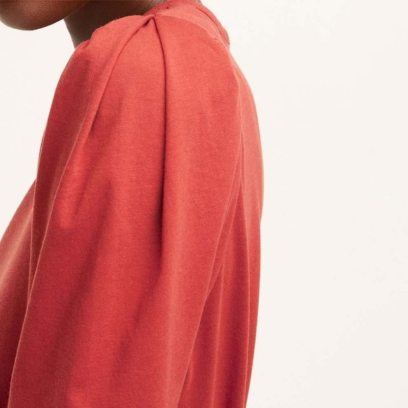 Rebecca Taylor | Red Puff-Sleeve Tee - Picture 3 of 4